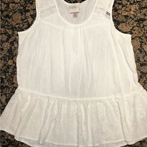 Knox Rose White Sleeveless Blouse